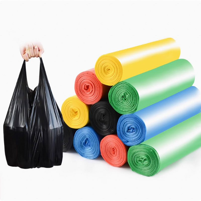 HDPE/LDPEゴミ袋取手付き